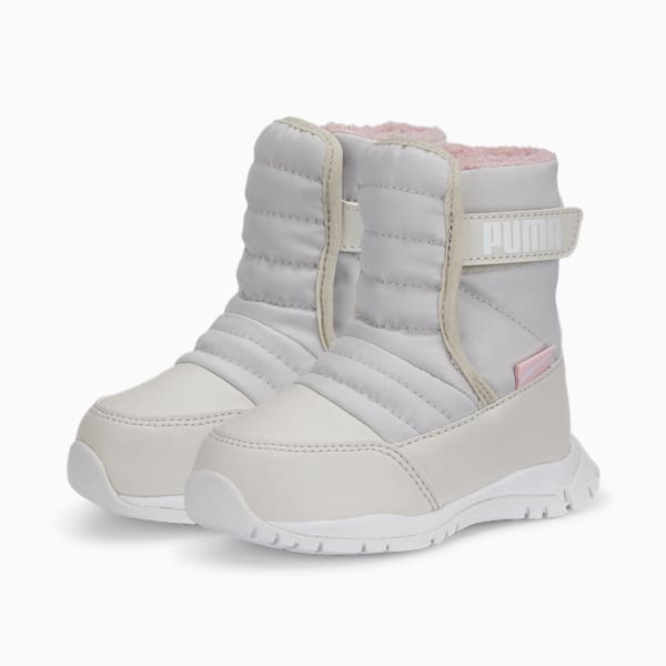 Nieve Winter Toddler Boots, Nimbus Cloud-Puma White, extralarge
