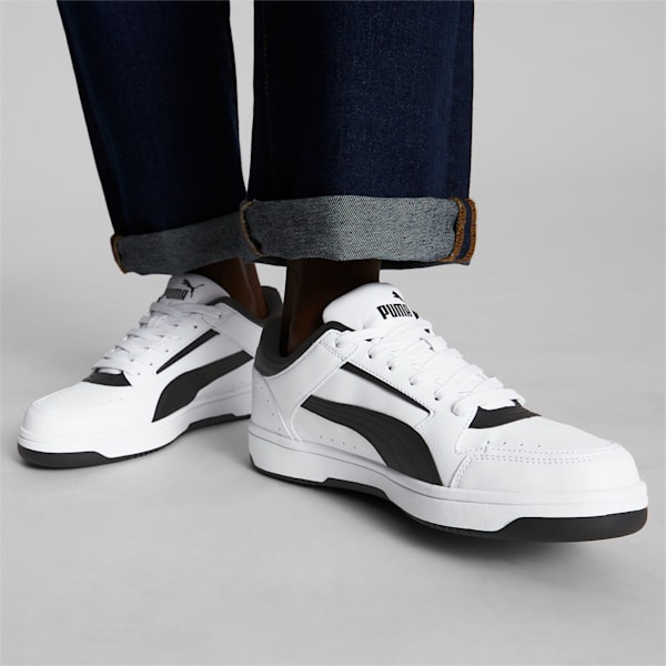 White low top pumas clearance