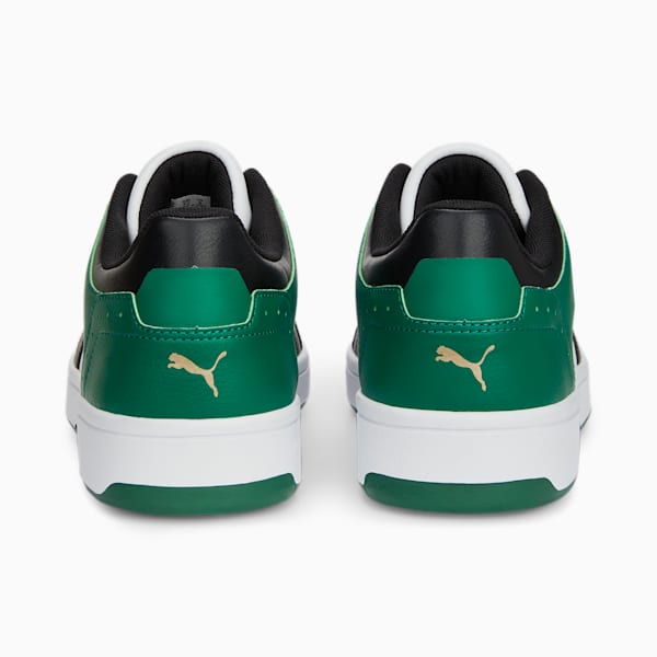 Rebound Joy Low Sneakers, PUMA White-PUMA Black-Vine-PUMA Gold, extralarge