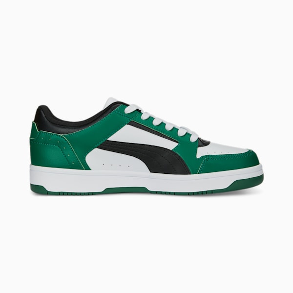 Tenis Rebound Joy Low, PUMA White-PUMA Black-Vine-PUMA Gold, extralarge