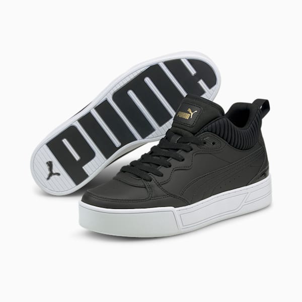 Skye Demi Women's Sneakers, Puma Black-Puma Black-Puma Team Gold, extralarge-IND