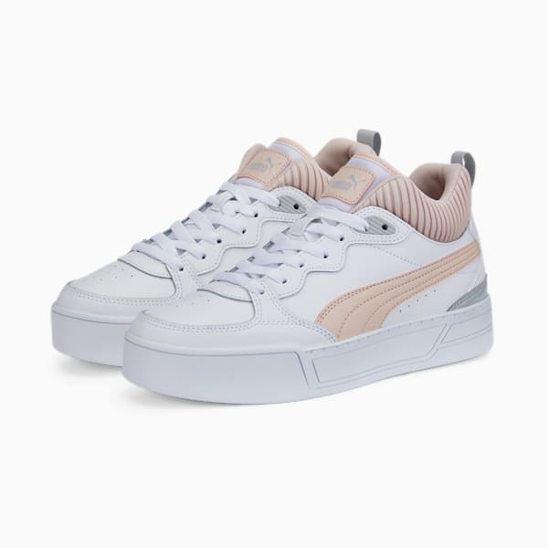 Skye Demi Women's Sneakers, Puma White-Island Pink-Platinum Gray, extralarge