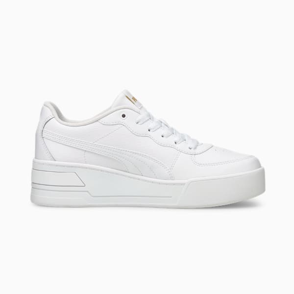 Skye Wedge Women's Sneakers, Puma White-Puma White, extralarge