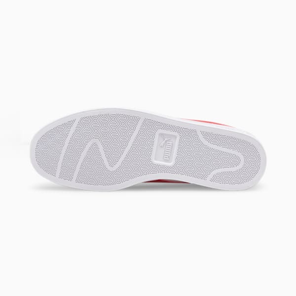 Smash Vulc V3 Sneakers, Puma White-High Risk Red, extralarge-IND
