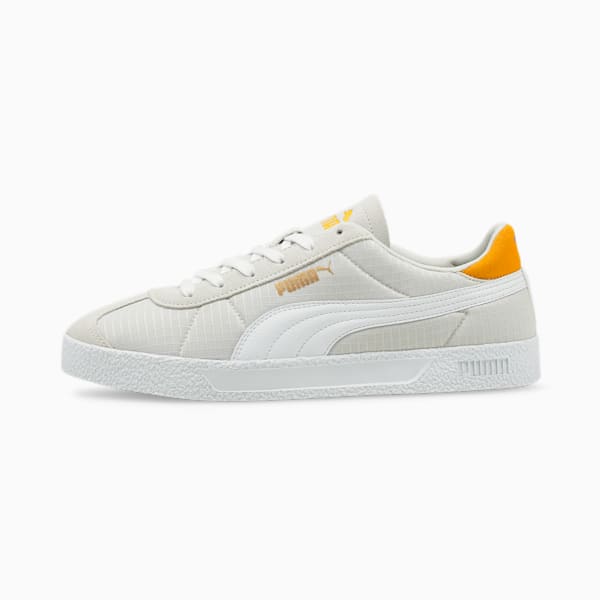 PUMA Club Unisex Shoes, Nimbus Cloud-Puma White-Puma Team Gold-Saffron, extralarge-IND