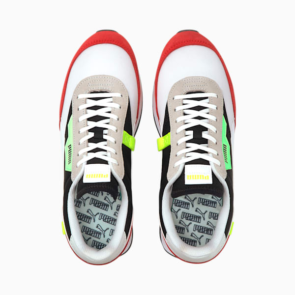 Future Rider Retro Men's Sneakers, Puma White-High Risk Red, extralarge
