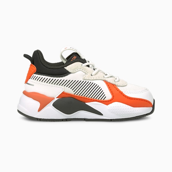RS-X Mix Toddler Shoes, Puma White-Tigerlily, extralarge
