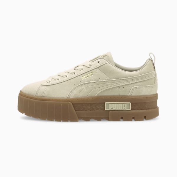 Mayze Women's Sneakers, Oatmeal-Puma Team Gold, extralarge