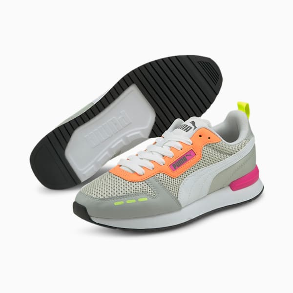 PUMA R78 OG Men's Sneakers, Gray Violet-Puma White-Steel Gray, extralarge