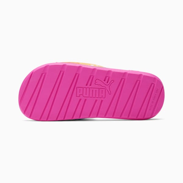 Cool Cat Tie Dye Slides JR, Phlox Pink-Puma White, extralarge
