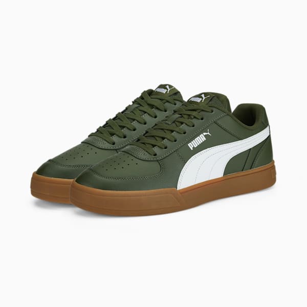 Caven Trainers, Forest Night-Puma White-Gum
