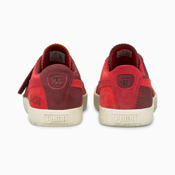 PUMA x MICHAEL LAU Suede Vintage Men's Sneakers, Poppy Red-Red Plum, extralarge