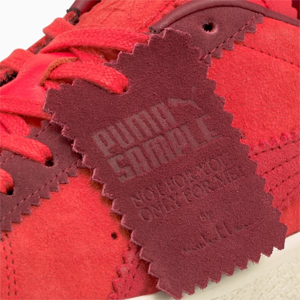 PUMA x MICHAEL LAU Suede Vintage Men's Sneakers, Poppy Red-Red Plum, extralarge