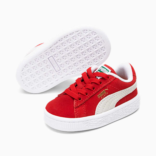 Suede Classic XXI Toddler Shoes, High Risk Red-Puma White, extralarge