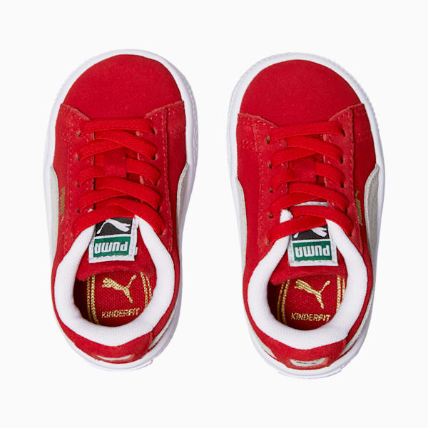 Tenis para bebé Suede Classic XXI, High Risk Red-Puma White, extralarge