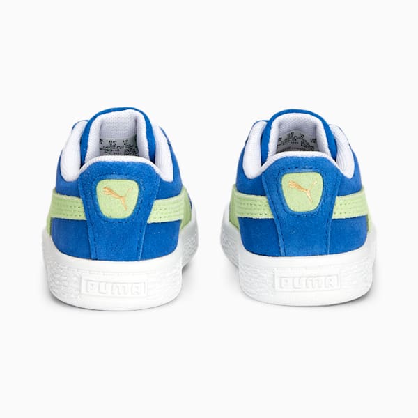 Zapatos Suede Classic XXI para bebés, Victoria Blue-Fast Yellow