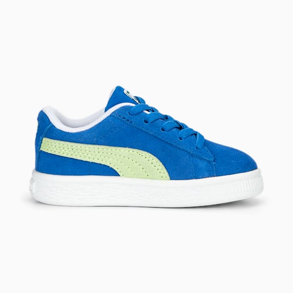 Zapatos Suede Classic XXI para bebés, Victoria Blue-Fast Yellow