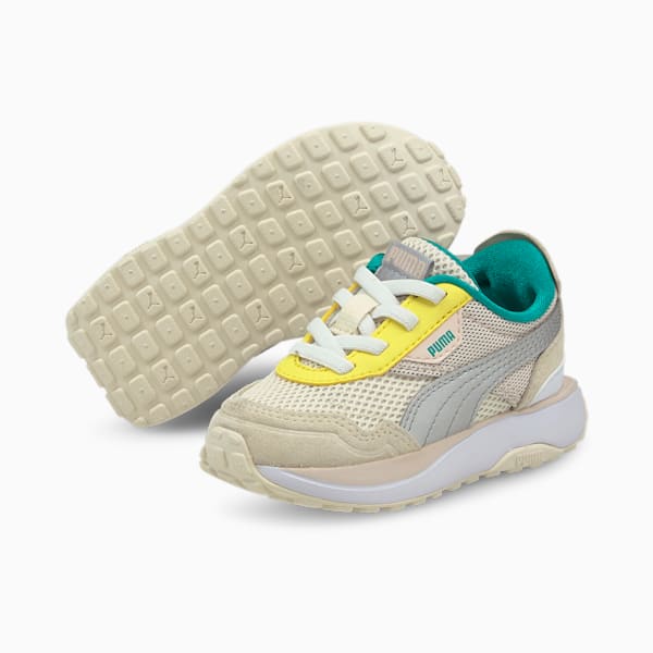 Cruise Rider Ocean Queen Toddler Shoes, Eggnog-Puma Silver-Cloud Pink, extralarge