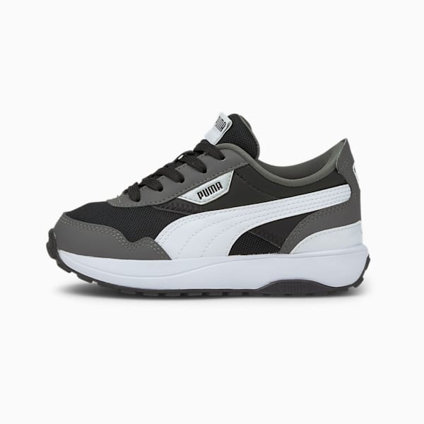 Cruise Rider Little Kids' Shoes, CASTLEROCK-Puma White-Puma Black, extralarge