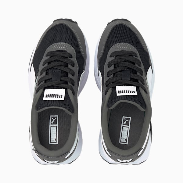 Cruise Rider Little Kids' Shoes, CASTLEROCK-Puma White-Puma Black, extralarge