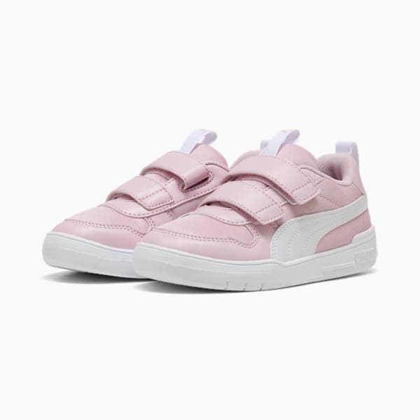 Multiflex Mesh V Little Kids' Sneakers, Rose Mauve-PUMA White, extralarge