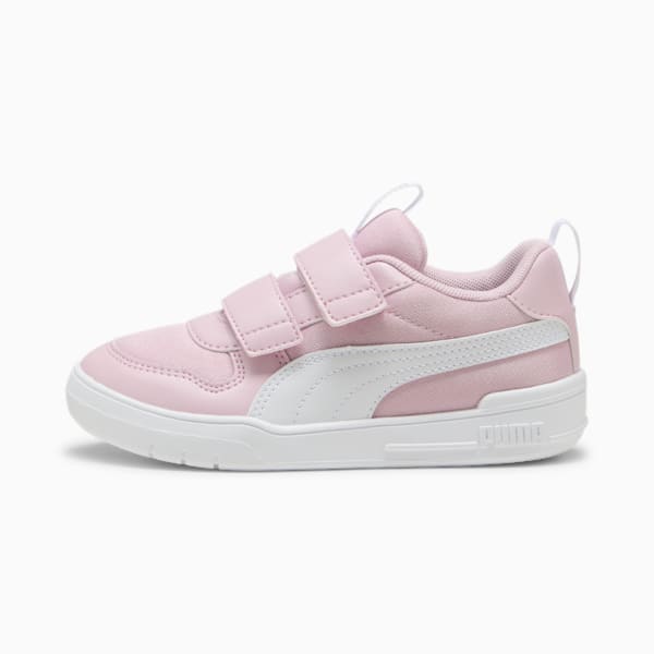 Multiflex Mesh V Little Kids' Sneakers, Rose Mauve-PUMA White, extralarge