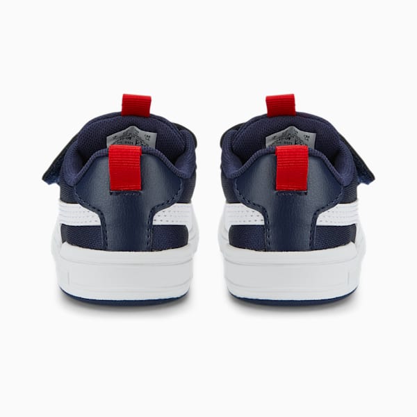Tenis para bebés Multiflex Mesh, Peacoat-Puma White-High Risk Red, extralarge