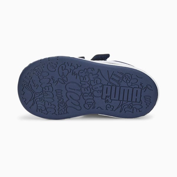 Tenis para bebés Multiflex Mesh, Peacoat-Puma White-High Risk Red, extralarge