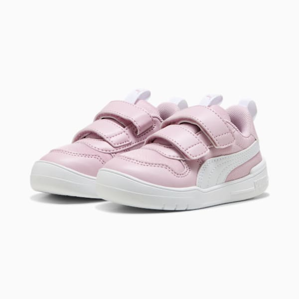 Multiflex Mesh Toddlers' Sneakers, Rose Mauve-PUMA White, extralarge