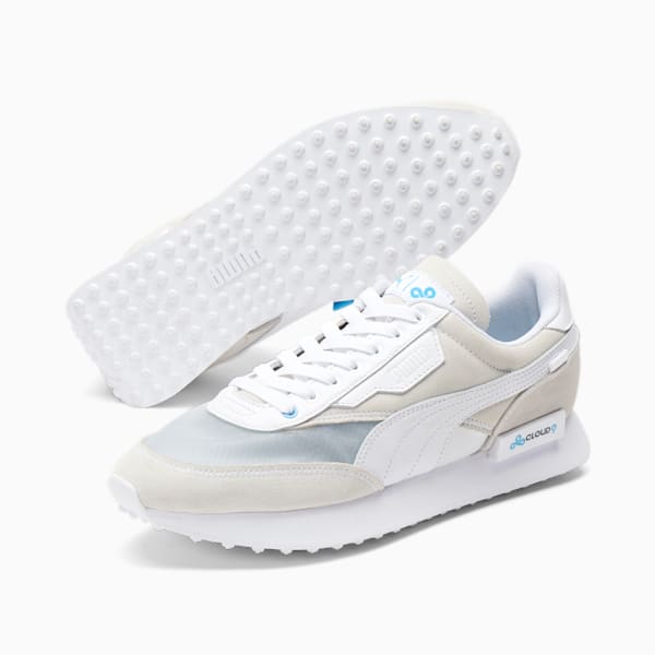 PUMA x CLOUD9 Future Rider Sneakers, Puma White, extralarge