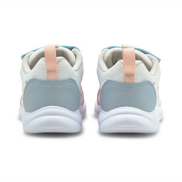 Fun Racer Roar Little Kids' Sneakers, Puma White-Blue Fog, extralarge