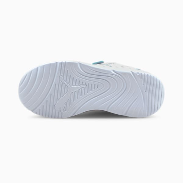 Fun Racer Roar Little Kids' Sneakers, Puma White-Blue Fog, extralarge