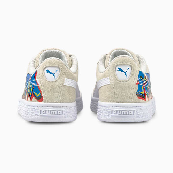Suede Street Art Little Kids' Sneakers, Nimbus Cloud-Nebulas Blue, extralarge