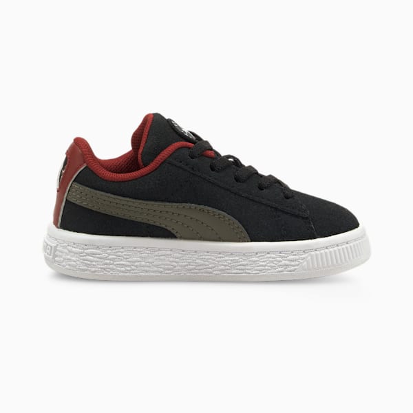 Time4Change Suede Toddler Sneakers, Puma Black-Grape Leaf, extralarge