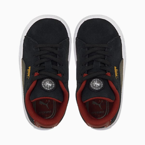 Time4Change Suede Toddler Sneakers, Puma Black-Grape Leaf, extralarge