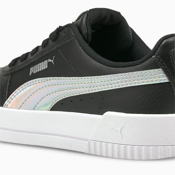 Carina Rainbow Sneakers JR, Puma Black-Puma Silver, extralarge