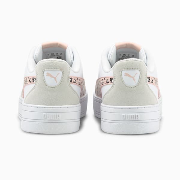 PUMA Skye Roar Girl's Shoes, Puma White-Lotus-Nimbus Cloud-Puma Black, extralarge-IND