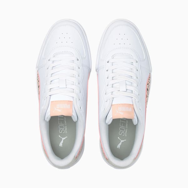 PUMA Skye Roar Girl's Shoes, Puma White-Lotus-Nimbus Cloud-Puma Black, extralarge-IND