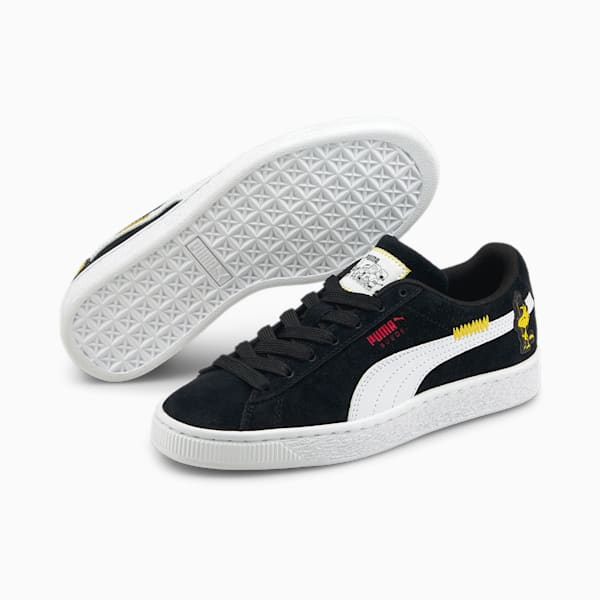 PUMA x PEANUTS Suede Classic XXI Sneakers JR, Puma Black-Puma White, extralarge