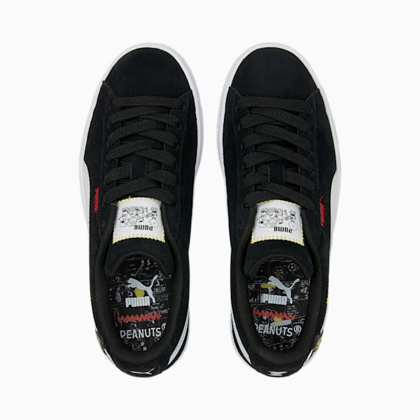 PUMA x PEANUTS Suede Classic XXI Sneakers JR, Puma Black-Puma White, extralarge