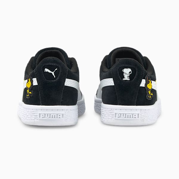 PUMA x PEANUTS Suede Classic XXI Little Kids' Sneakers, Puma Black-Puma White, extralarge