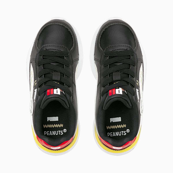 PUMA x PEANUTS Graviton Little Kids' Sneakers, Puma Black-Puma White, extralarge