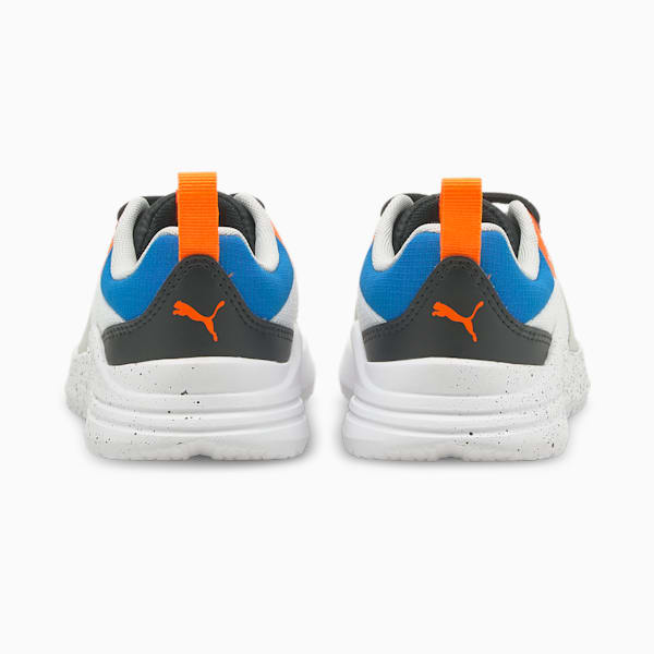 PUMA Wired Run Astro IMEVA Kid's Shoes, Puma White-Future Blue, extralarge-IND