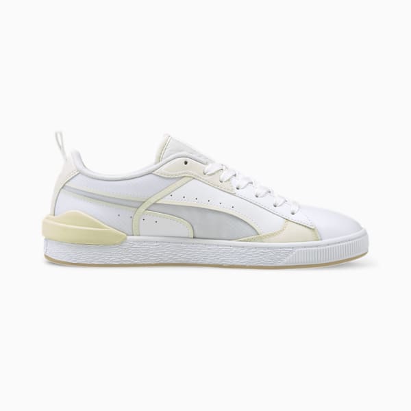 Suede Colour Block Tech Unisex Sneakers, Puma White-Ivory Glow, extralarge-AUS