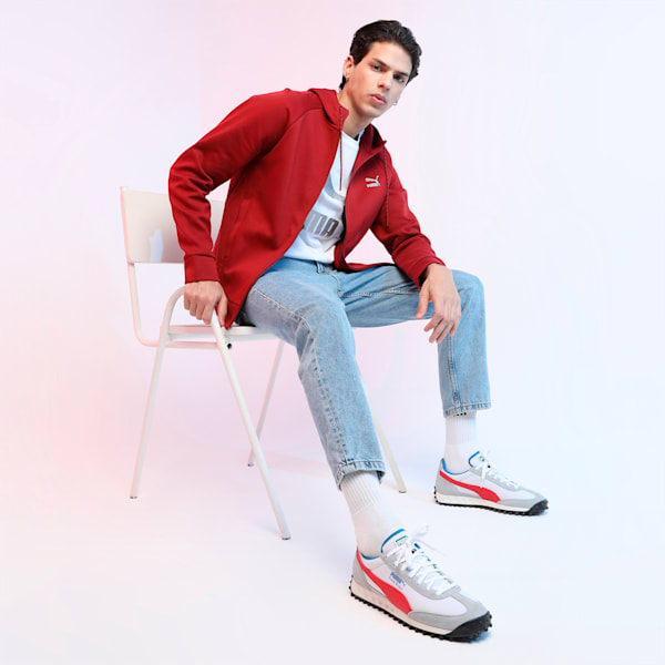 Easy Rider II Unisex Sneakers, Puma White-Glacial Blue, extralarge-IND