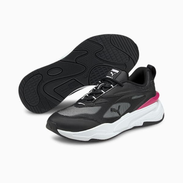 RS-Fast Tech Unisex Sneakers, Puma Black-Puma White-Beetroot Purple, extralarge-IND