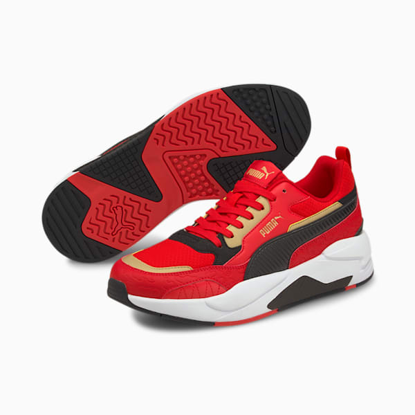 X-Ray² Square Men'' Sneakers, High Risk Red-Puma Black-Puma Team Gold-Puma White, extralarge