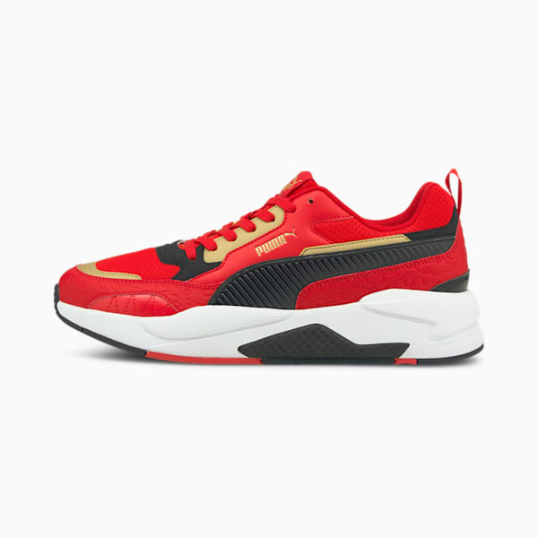 X-Ray² Square Men'' Sneakers, High Risk Red-Puma Black-Puma Team Gold-Puma White, extralarge