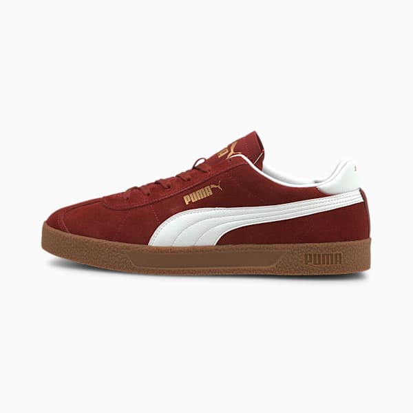 Club Sneakers, Intense Red-Puma White-Puma Team Gold-Gum, extralarge