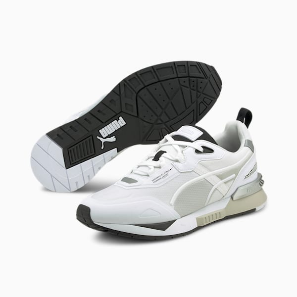 Mirage Tech Core Shoes, Puma White-Gray Violet, extralarge-IND